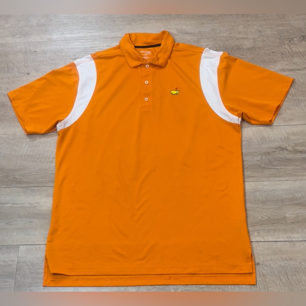Masters Tech Men’s Performance Short Sleeve Polo Size Large